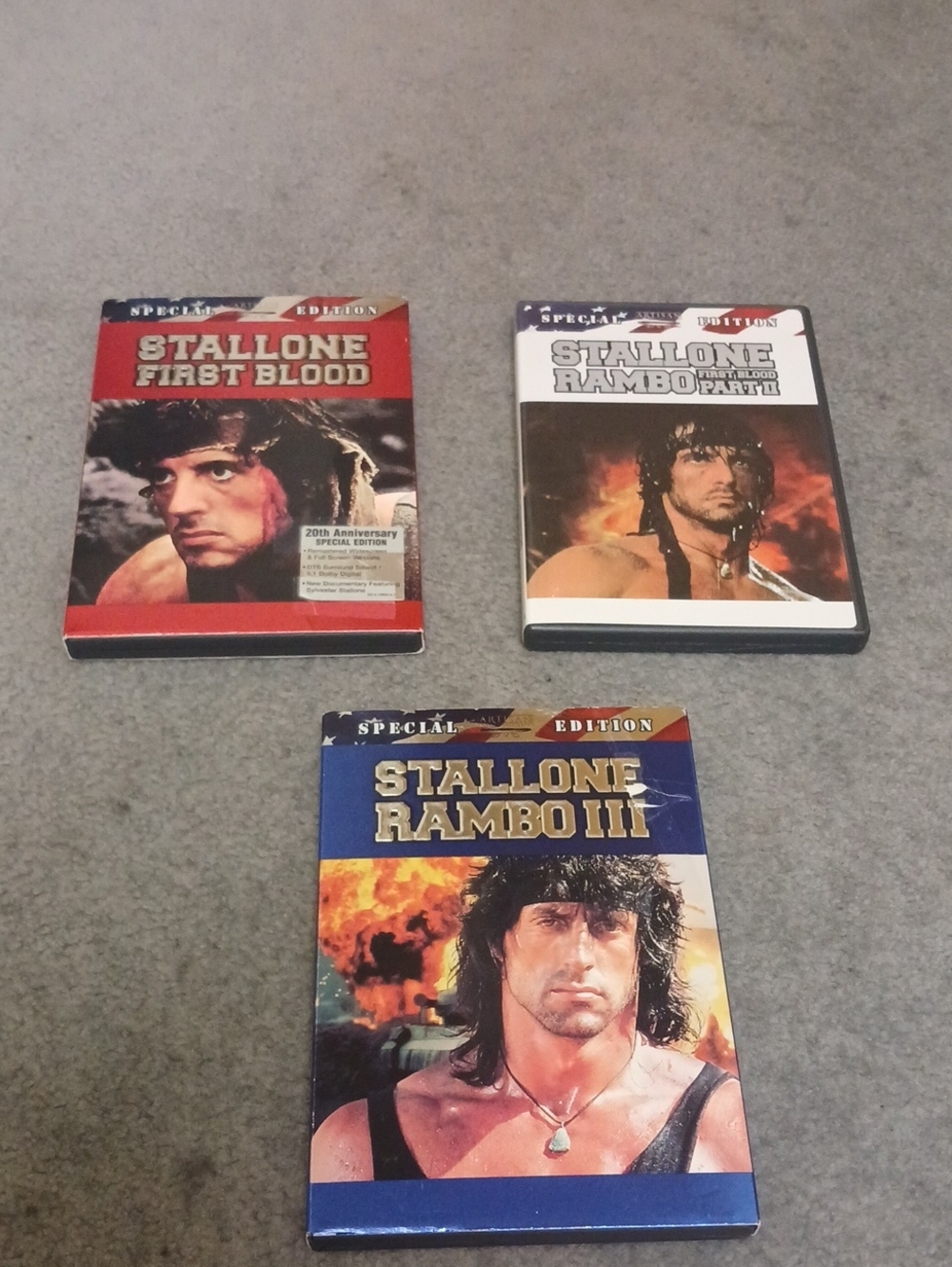 Rambo Special Edition DVDs